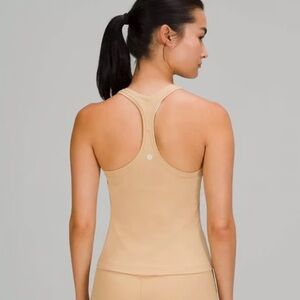 Lululemon Athletica Cool Racerback Short Tank Pecan Tan